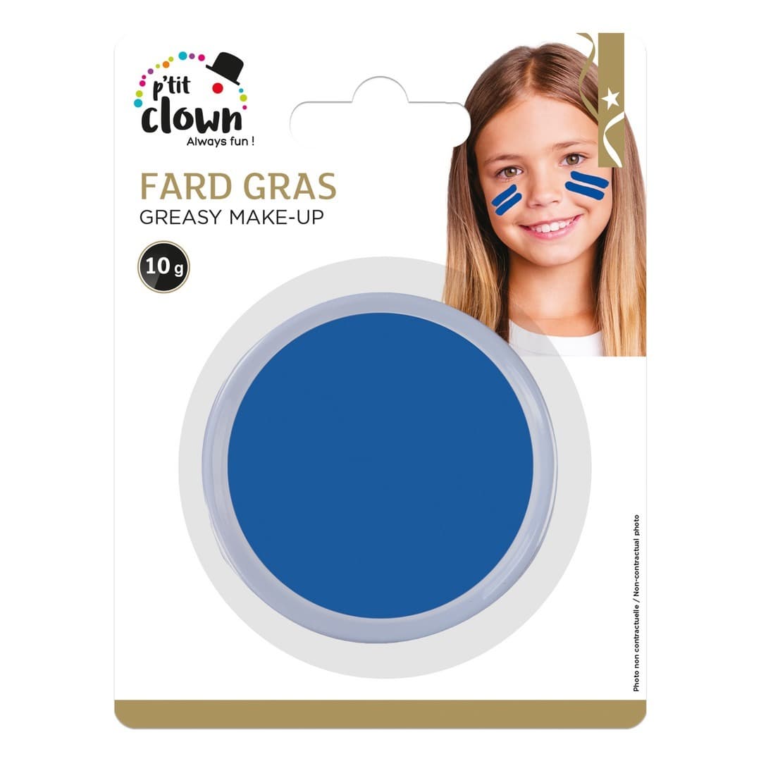 Fard gras - ø 6,5cm - bleu