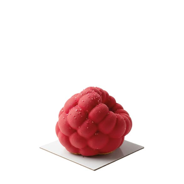 Moule silicone trompe-l'œil - framboise - individuel