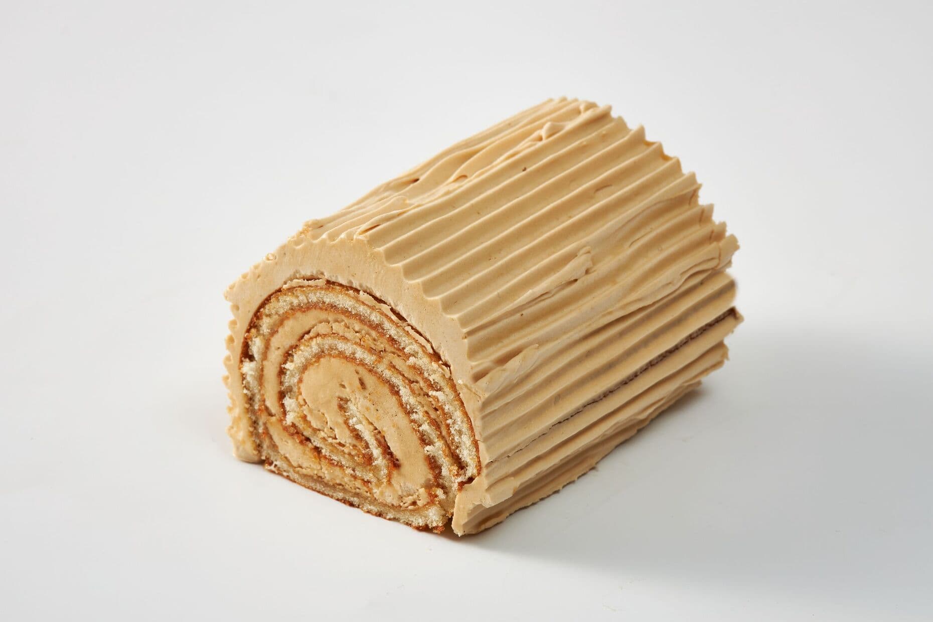 Bûche crème au beurre café