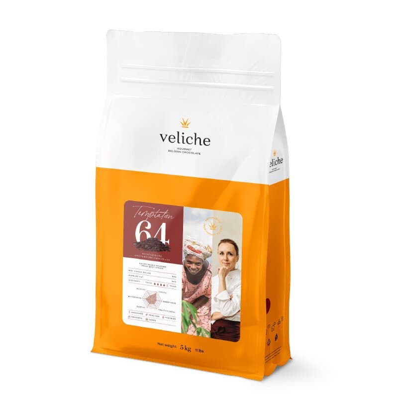 Temptation 64 - chocolate belge de couverture noir- 64%
