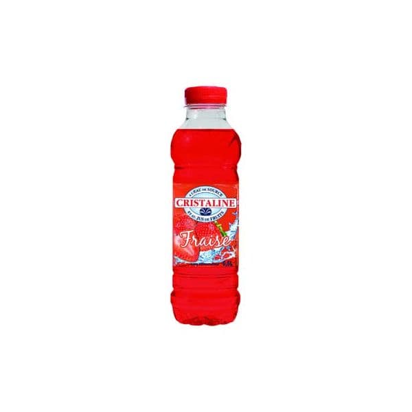 Cristaline - eau jus fraise 50 cl x24 (6px4)