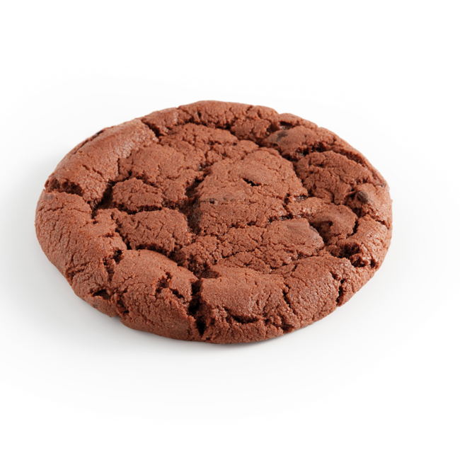 Cookie cuit au cacao et pépites de chocolat noir
