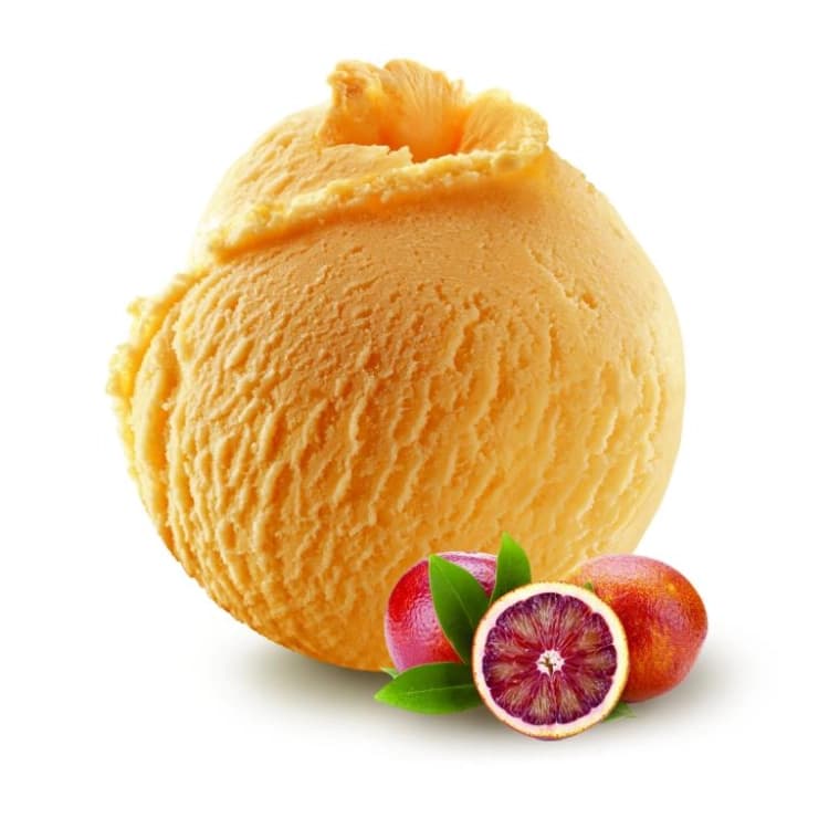 Sorbet orange sanguine 57%, bac de  2.5l