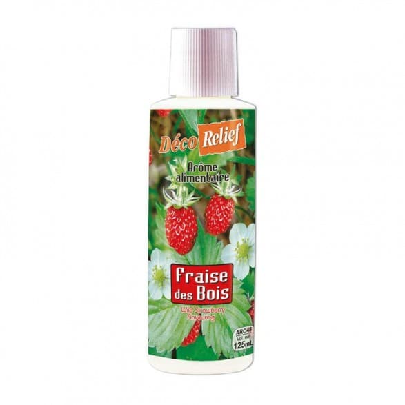 Arôme alimentaire concentré fraise des bois125 ml