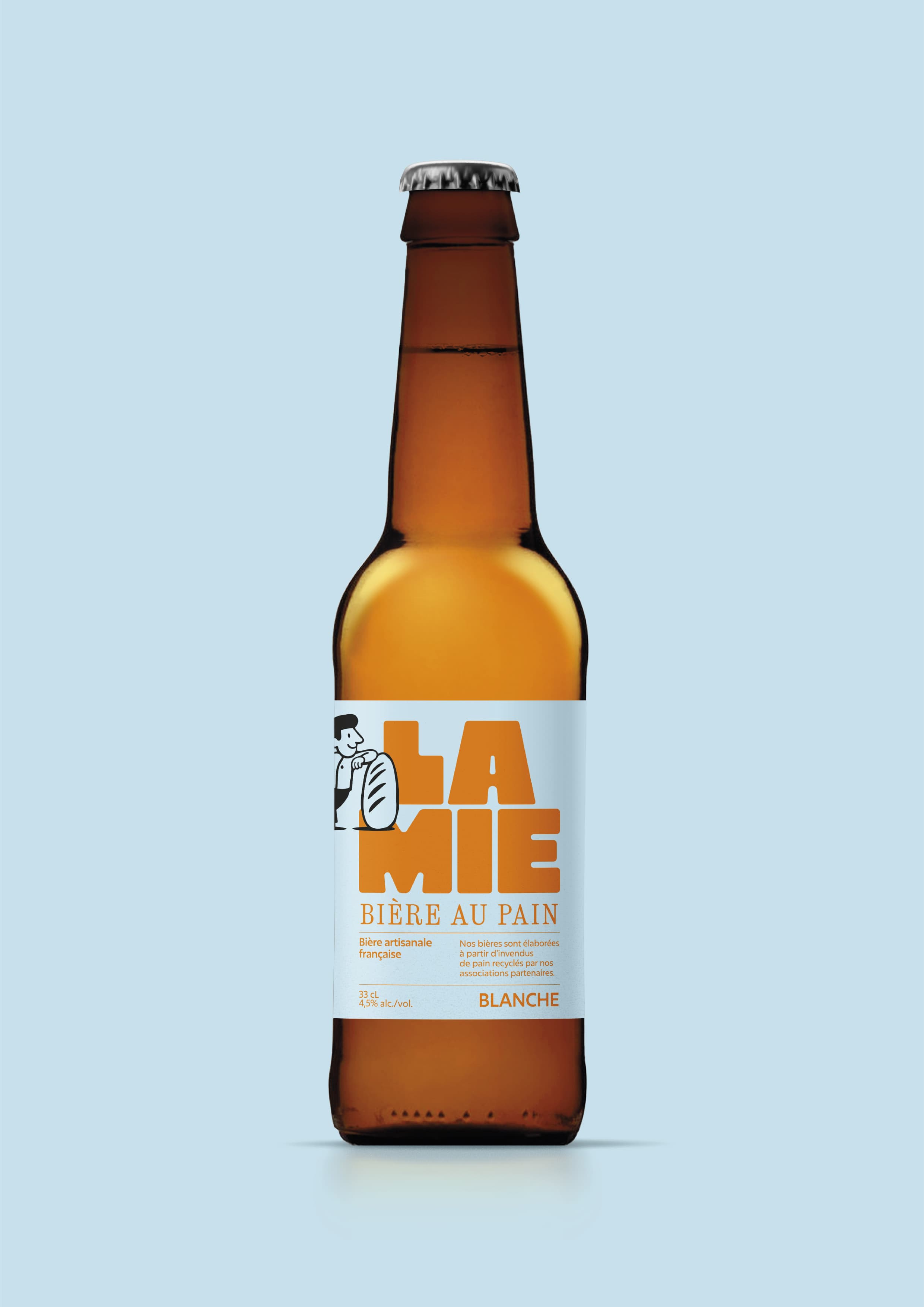 Bière blanche artisanale - en carton de 12 bouteilles de 33 cl