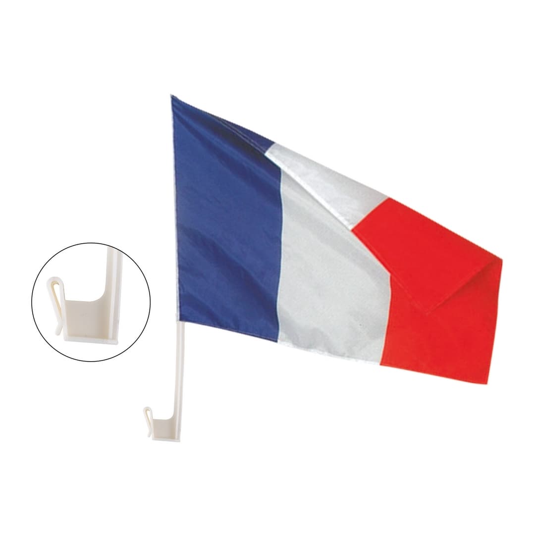 Drapeau france pour voiture - 30x40cm