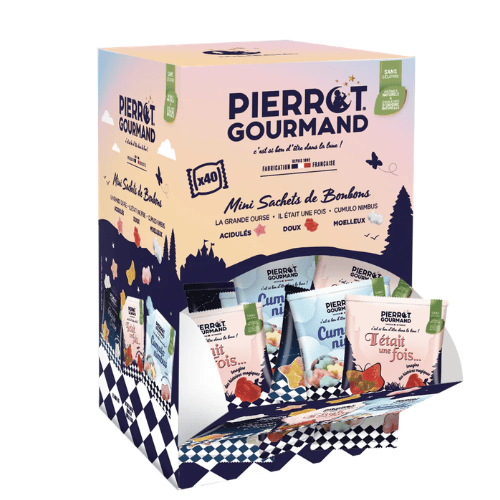 Boîte distributrice de 40 mini-sachets mixés cumulo - grande ourse - il était une fois