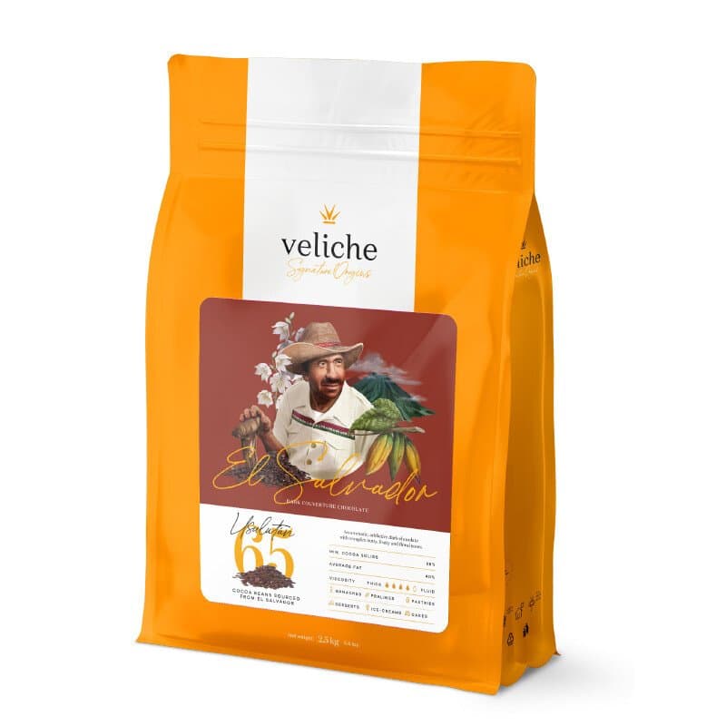 Usulután 65 - chocolate belge de couverture noir 65%
