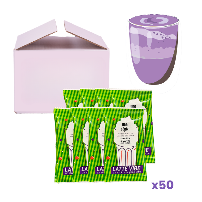 Stick latte ube 20gx50 : la boisson ultra-tendance