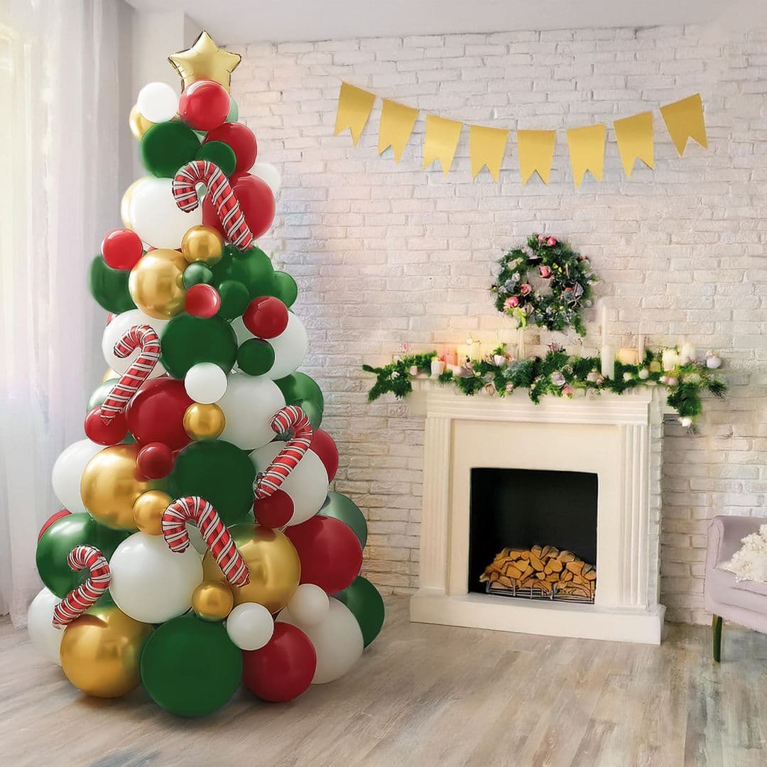 Kit 86 ballons - sapin de noel