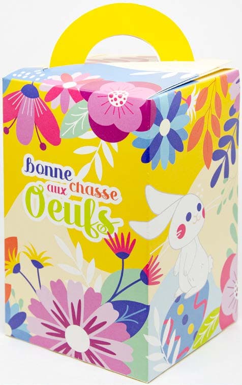 Boîte carton œuf, sans fenetre, n°1 8x8x13 cm x 25