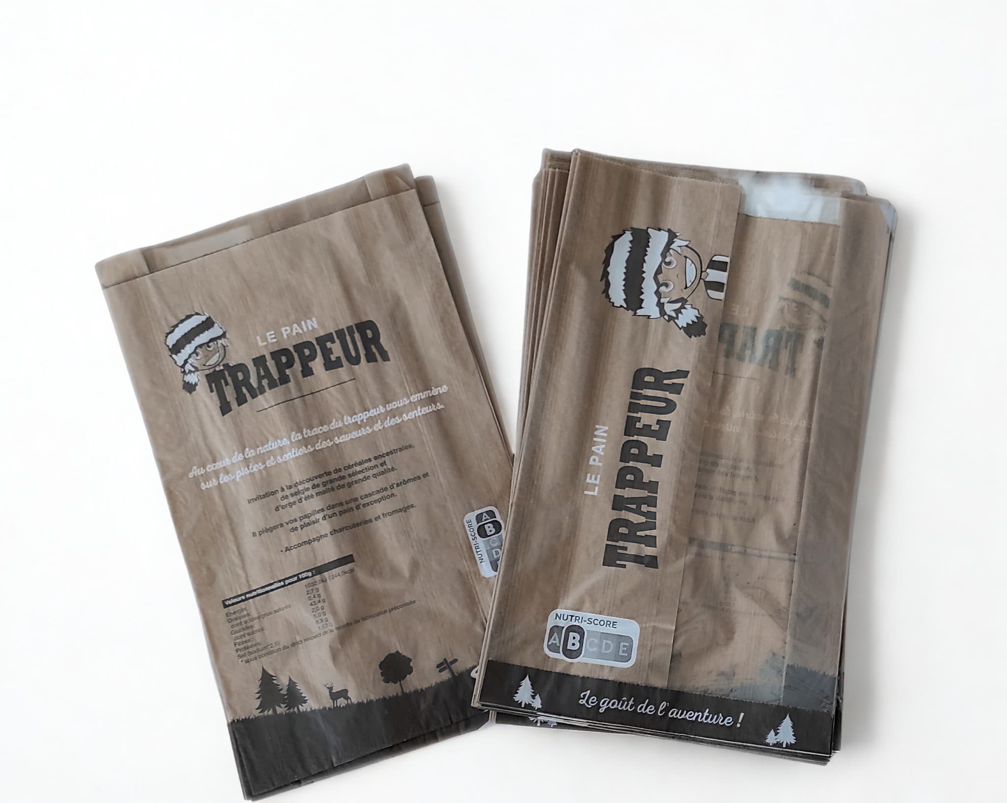 Sac pain à fenêtre trappeur papier kraft marron ws
210x60x340mm, 600 pcs