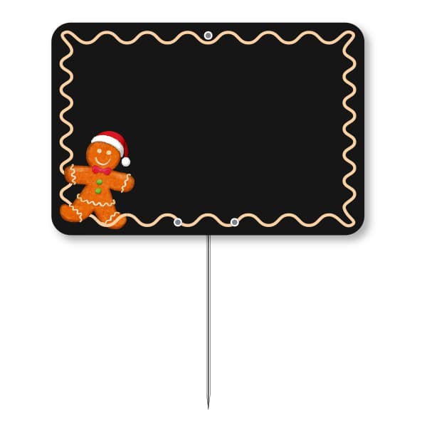 10 étiquettes mannele "spécial fêtes" 15x10 cm à pique